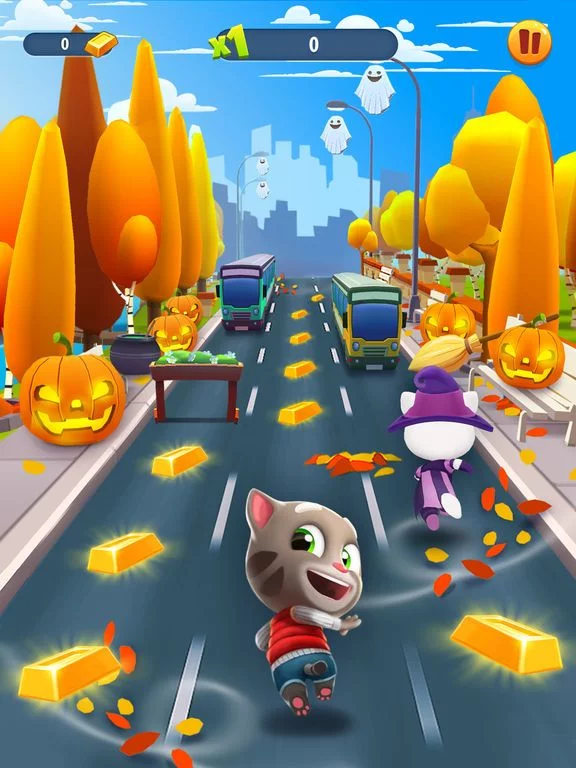 Изображение игры: Talking Tom Gold Run