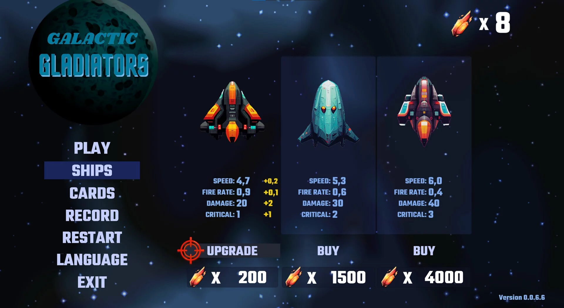 Изображение игры: Galactic Gladiators