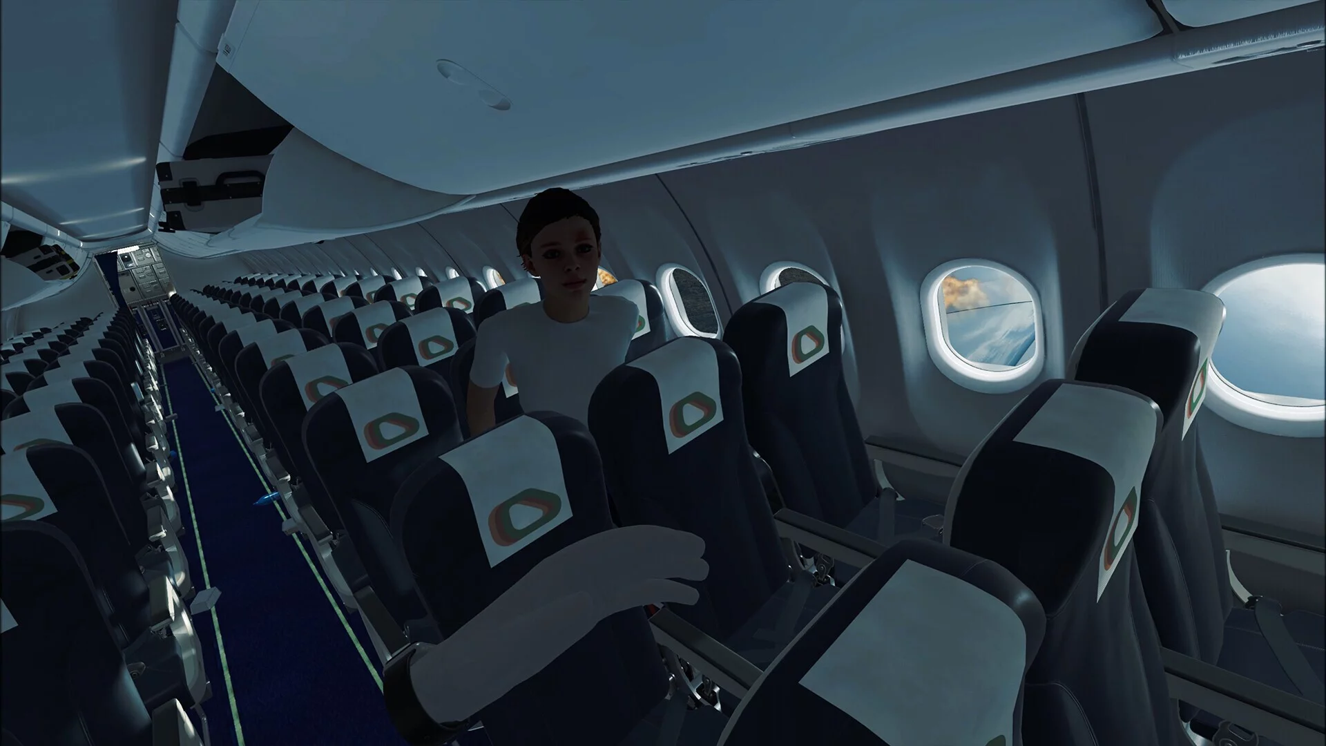 Изображение игры: Airline Flight Attendant Simulator VR