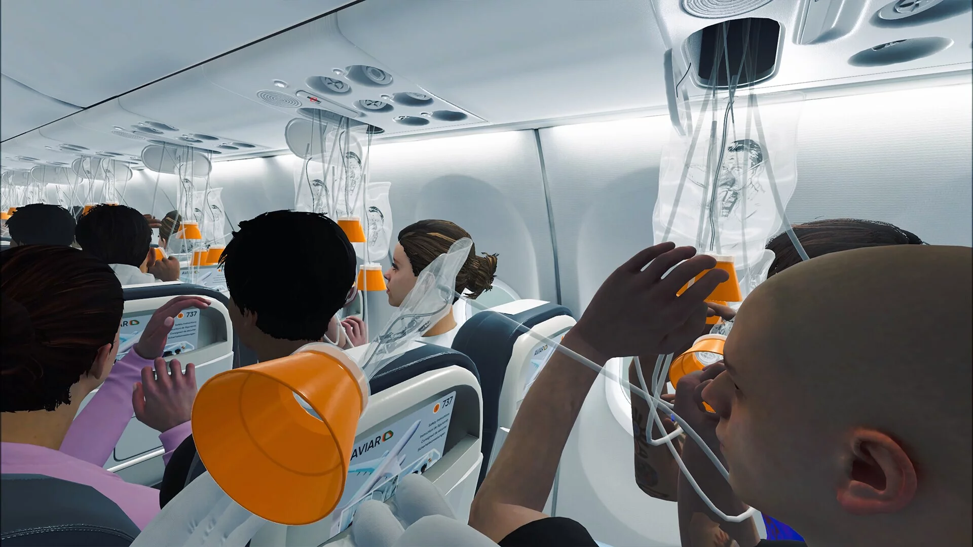 Изображение игры: Airline Flight Attendant Simulator VR