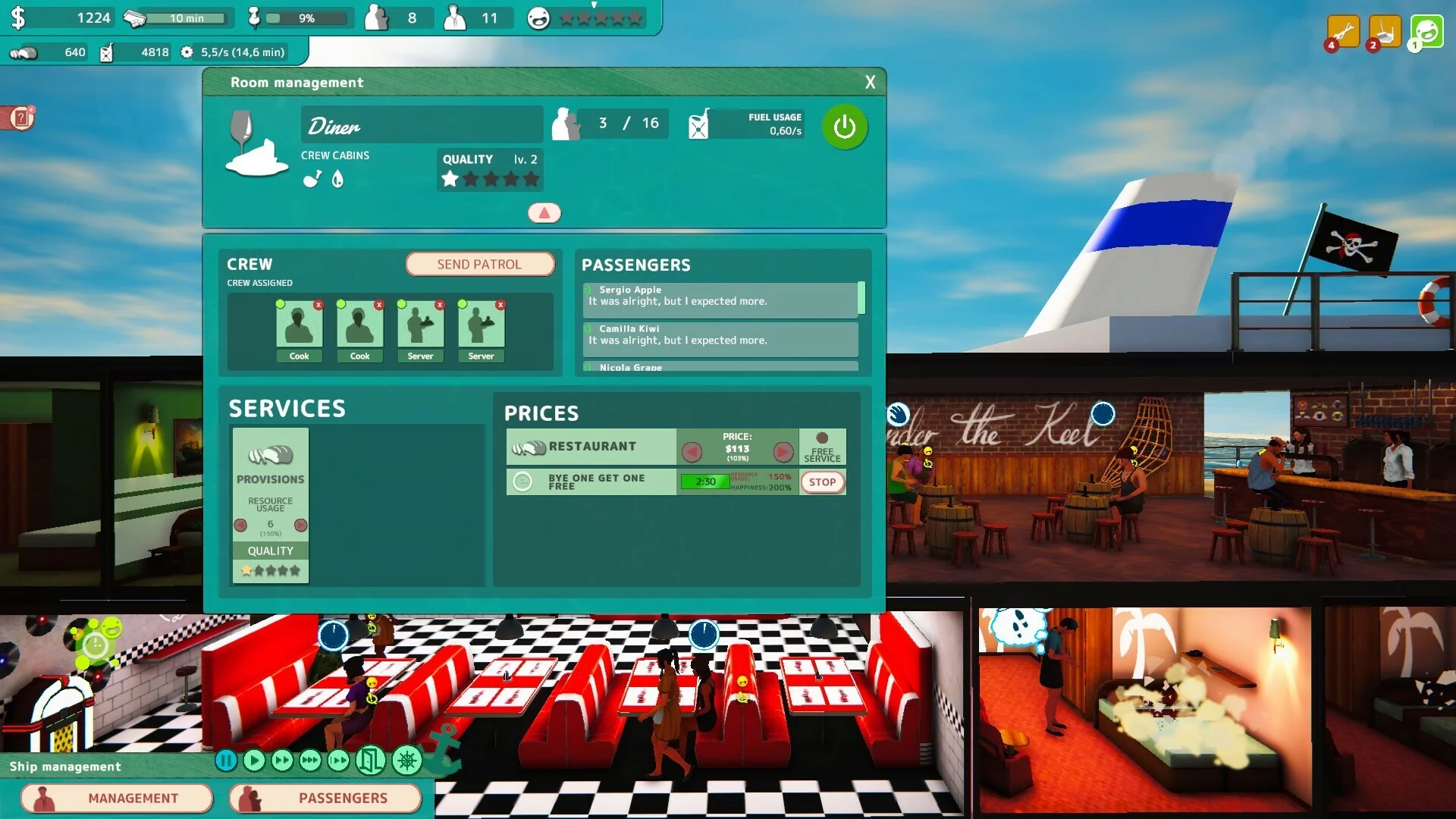 Изображение игры: Cruise Ship Manager: Prologue - Maiden Voyage