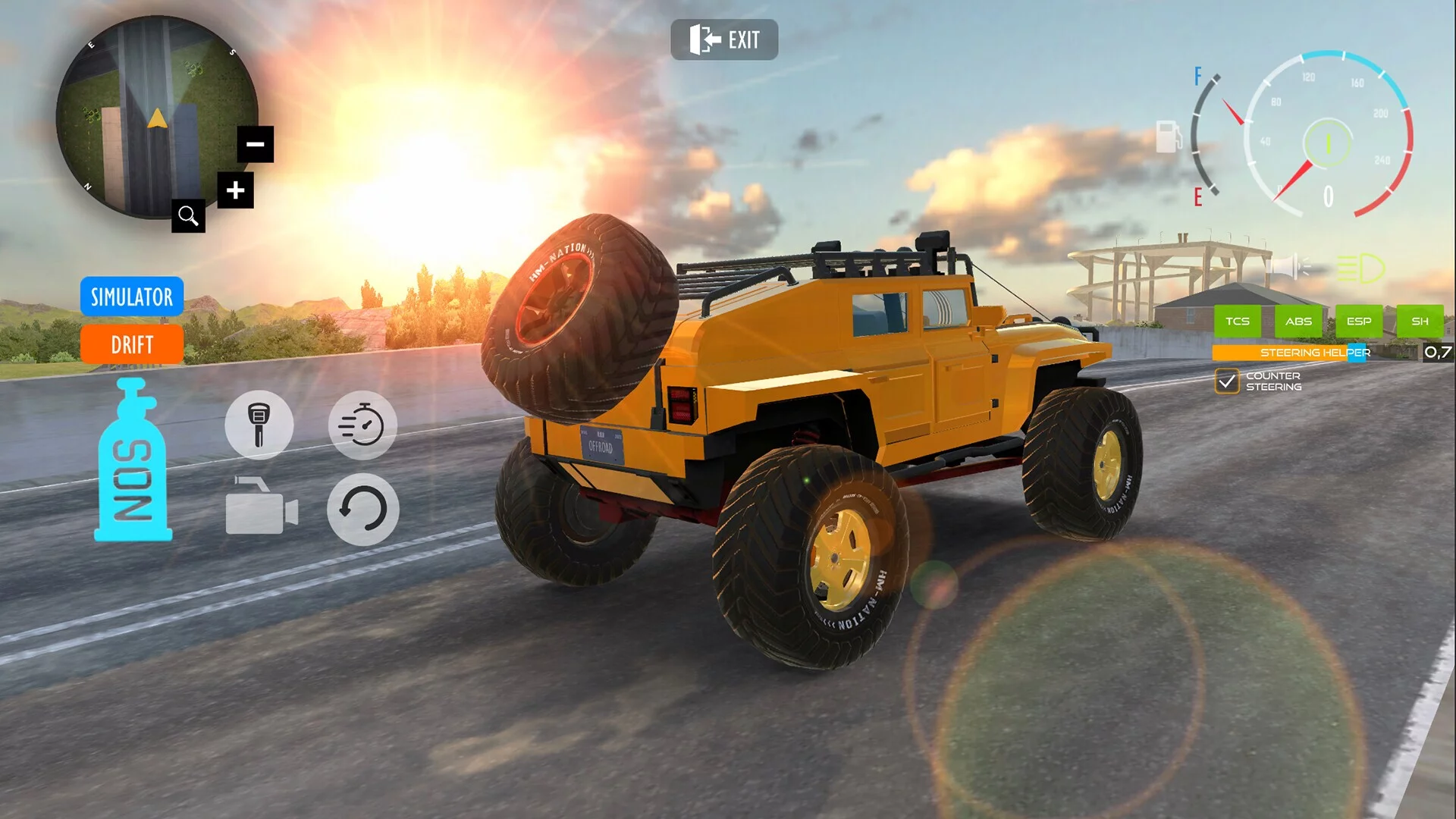 Изображение игры: Offroad Jeep 4x4: Car Driving Simulator