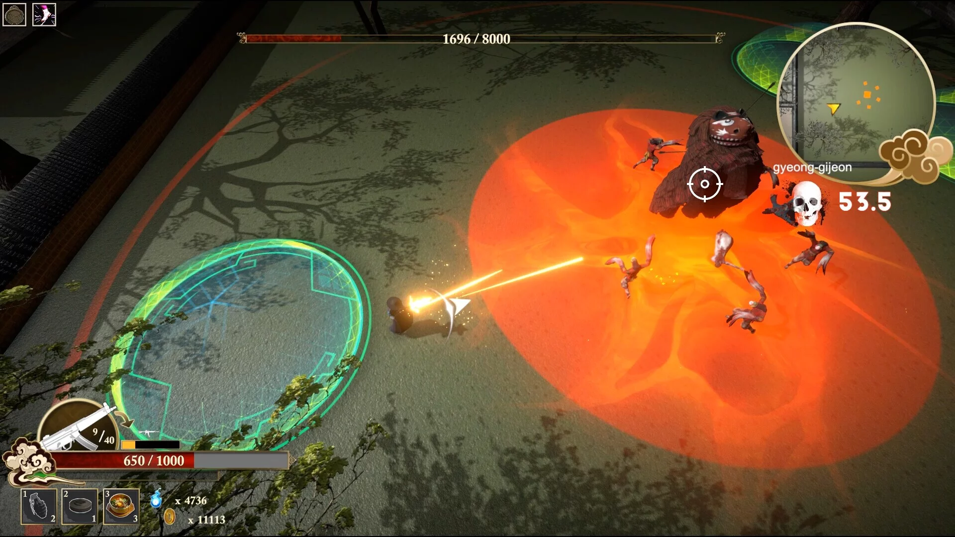 Изображение игры: ZOMBIE HUNTER -CRIMSON HANBOK
