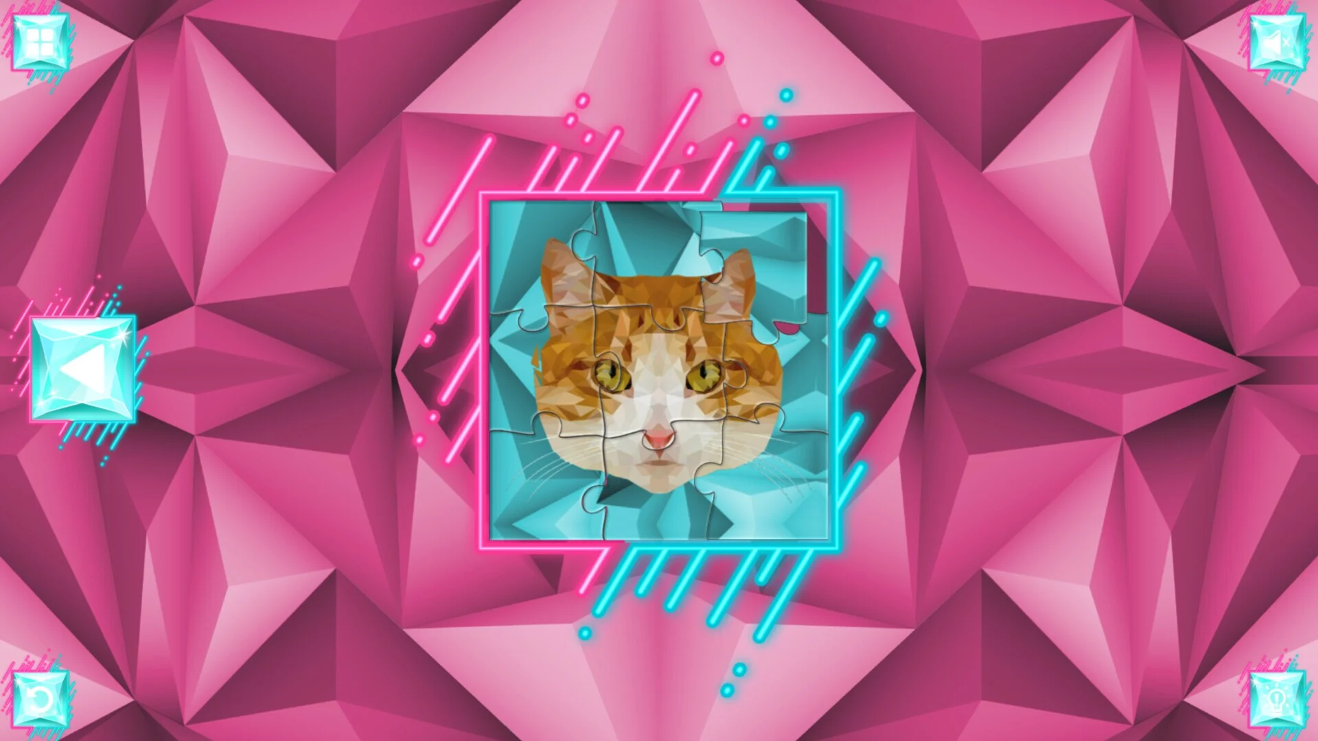 Изображение игры: Poly Jigsaw: Cats