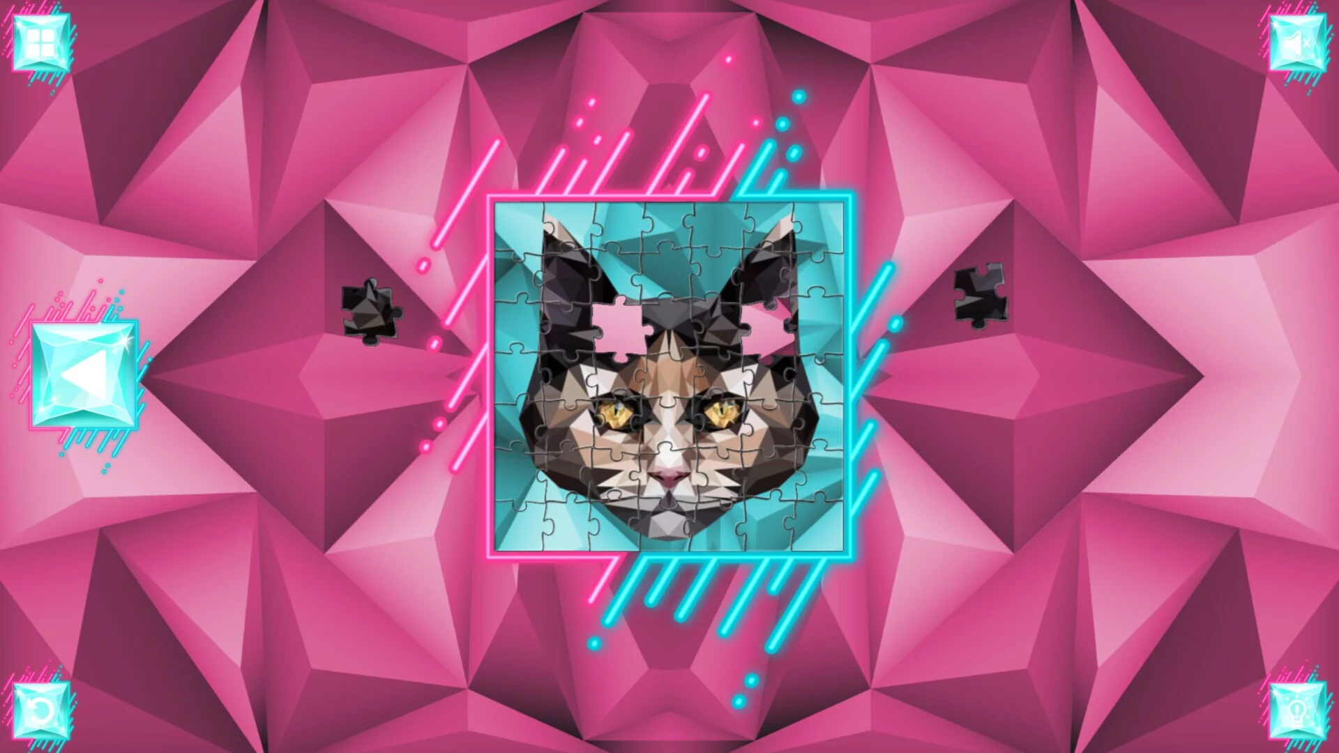 Изображение игры: Poly Jigsaw: Cats