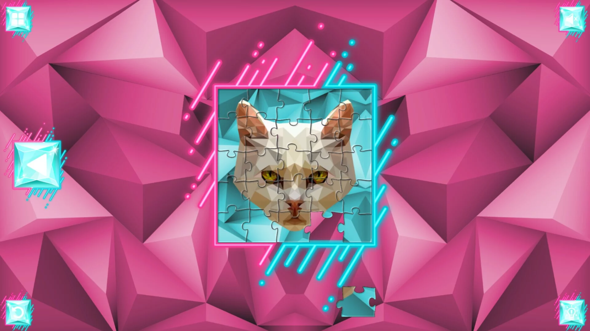 Изображение игры: Poly Jigsaw: Cats