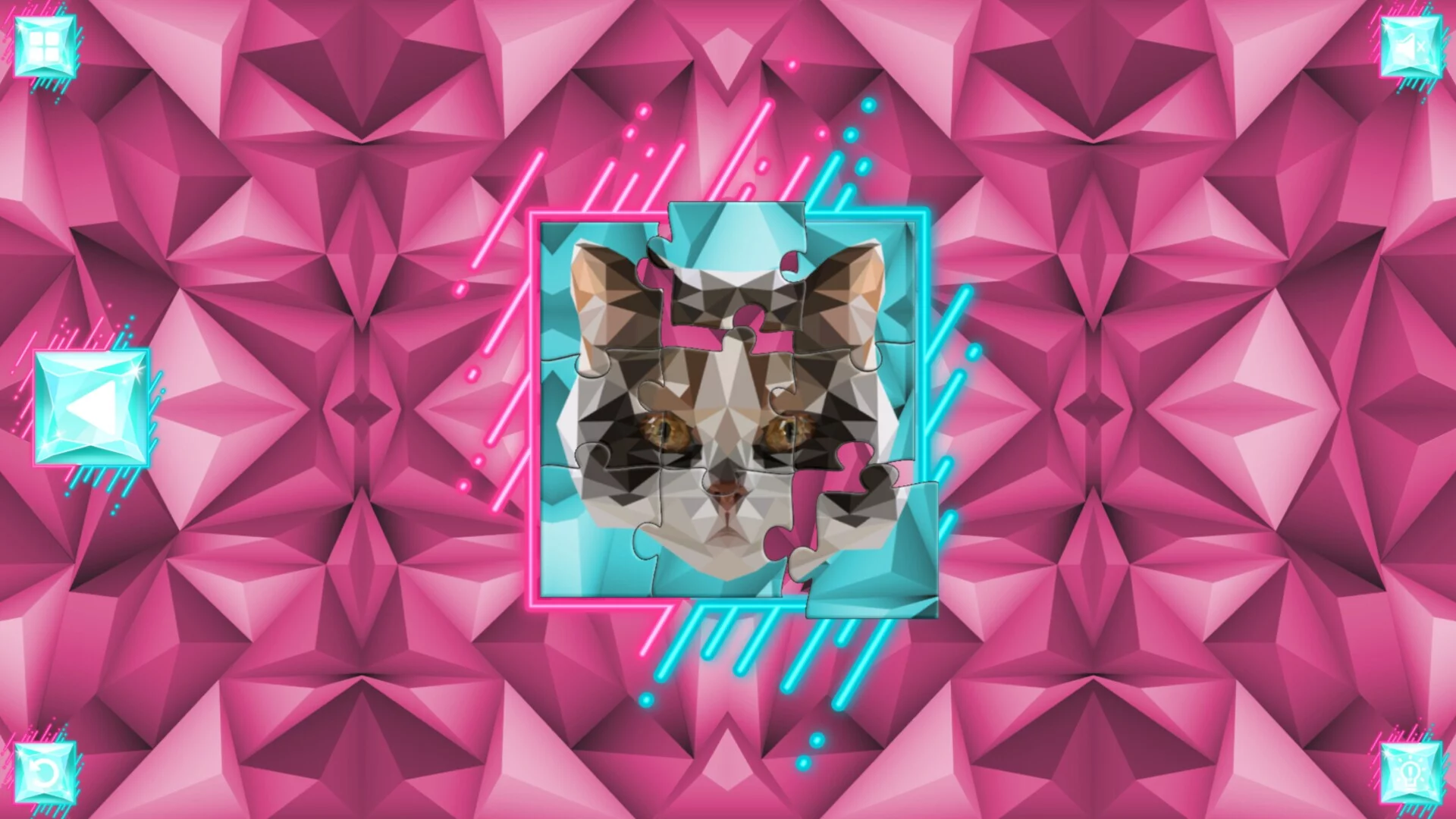 Изображение игры: Poly Jigsaw: Cats