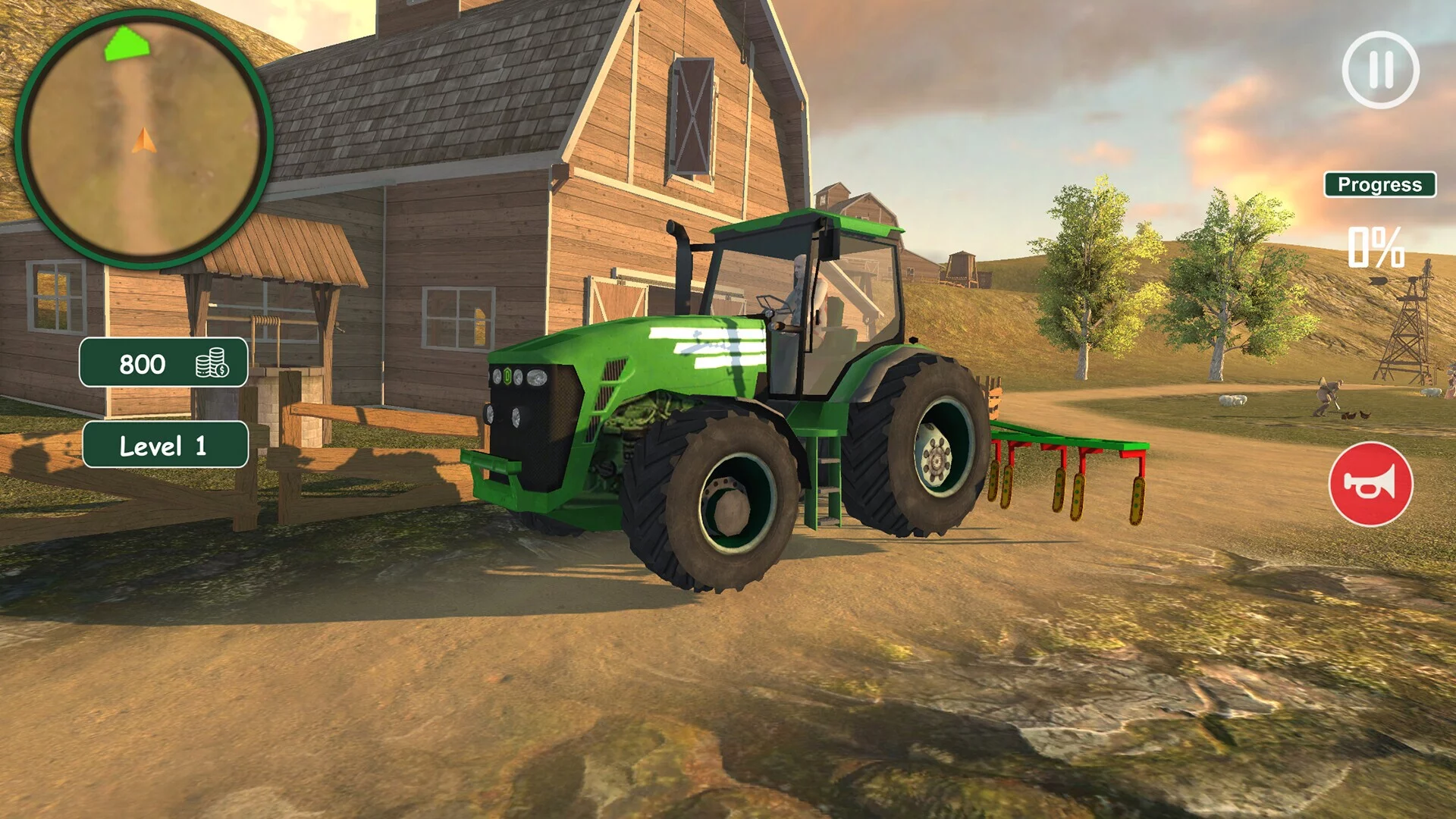 Изображение игры: Farming Tractor Simulator: Big Farm