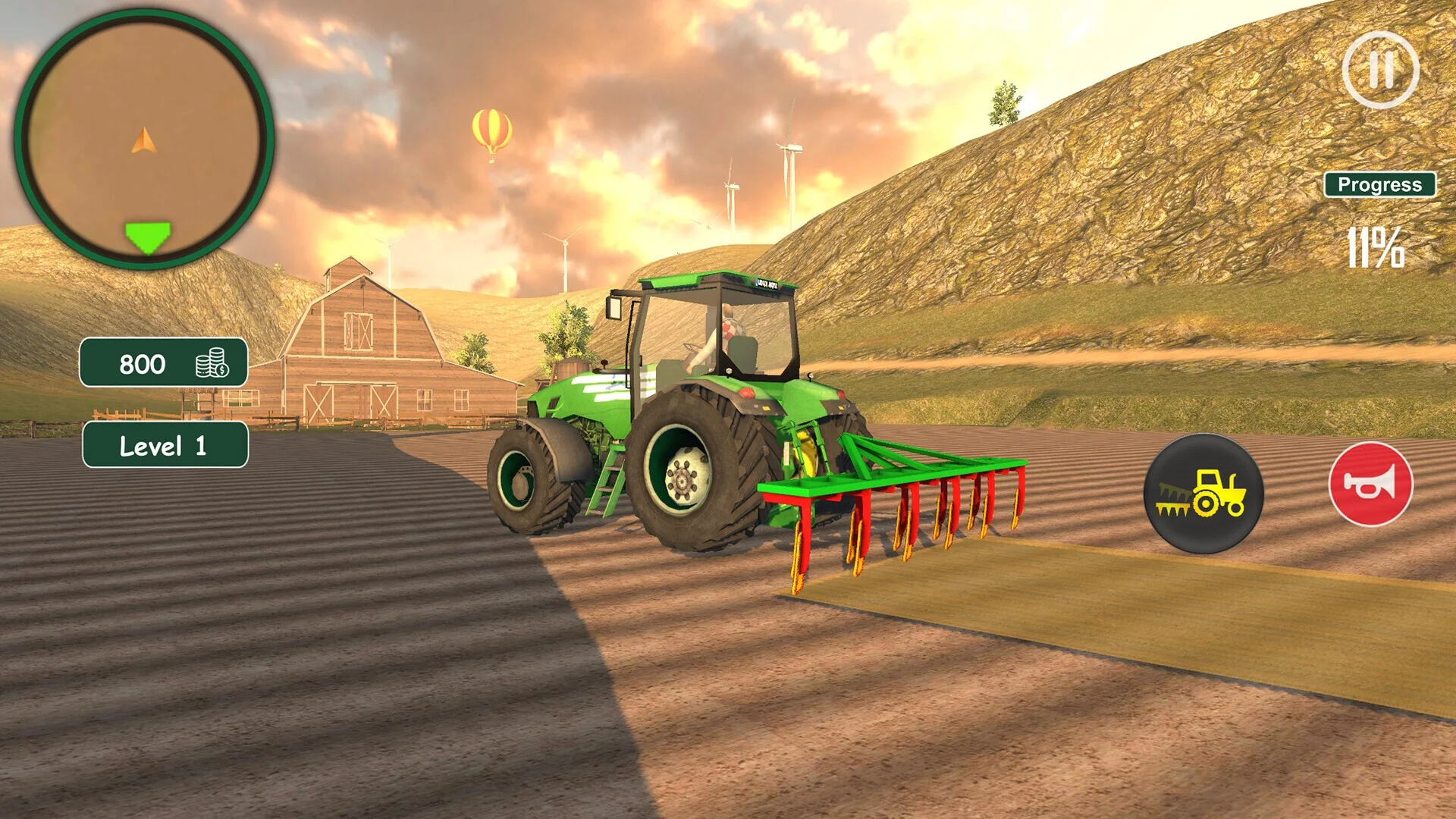 Изображение игры: Farming Tractor Simulator: Big Farm