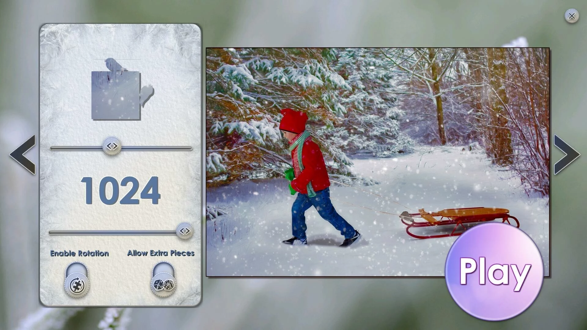 Изображение игры: Puzzle Pieces 4: Farewell Dear Winter