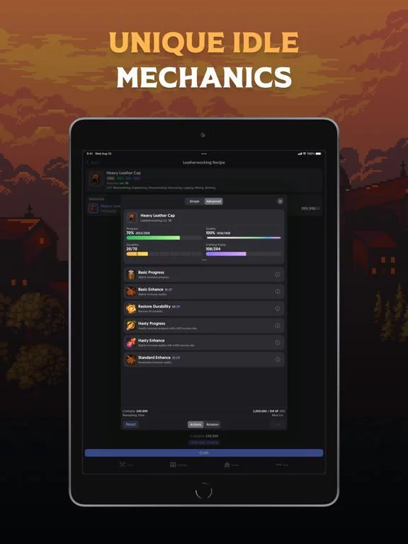 Изображение игры: Craftbound - MMO Idle RPG