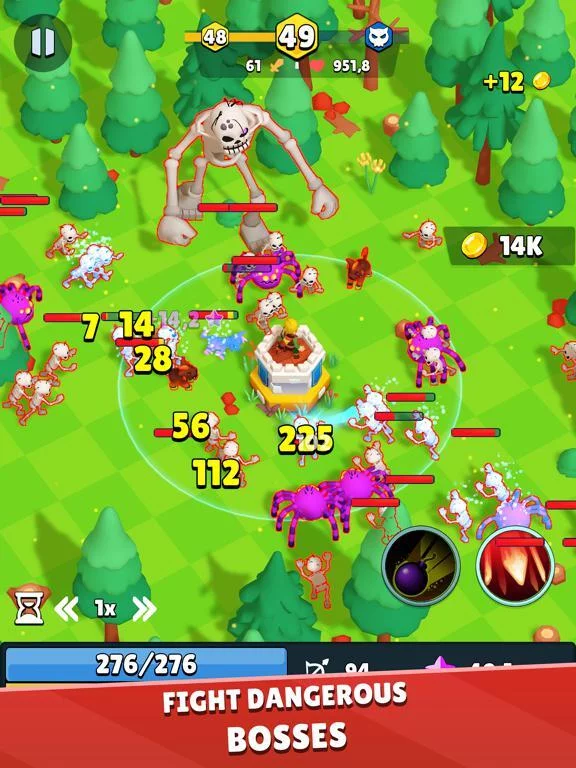 Изображение игры: Idle Archer - Tower Defense
