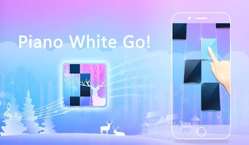 Изображение игры: Piano White Go! - Magic World on Music Tiles