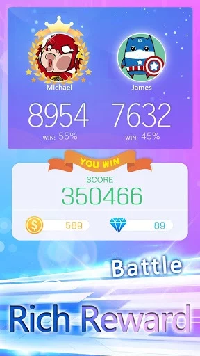 Изображение игры: Piano White Go! - Magic World on Music Tiles