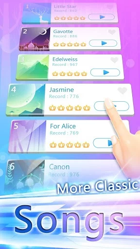 Изображение игры: Piano White Go! - Magic World on Music Tiles