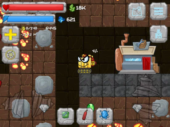 Изображение игры: Digger Machine dig and find minerals