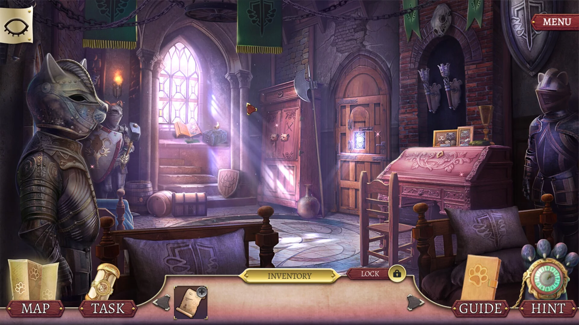 Изображение игры: Knight Cats: Leaves on the Road Collector's Edition