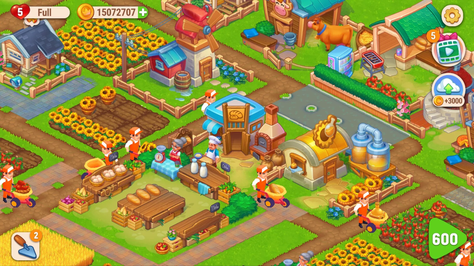 Изображение игры: Farming Fever: Cooking Simulator and Time Management Game