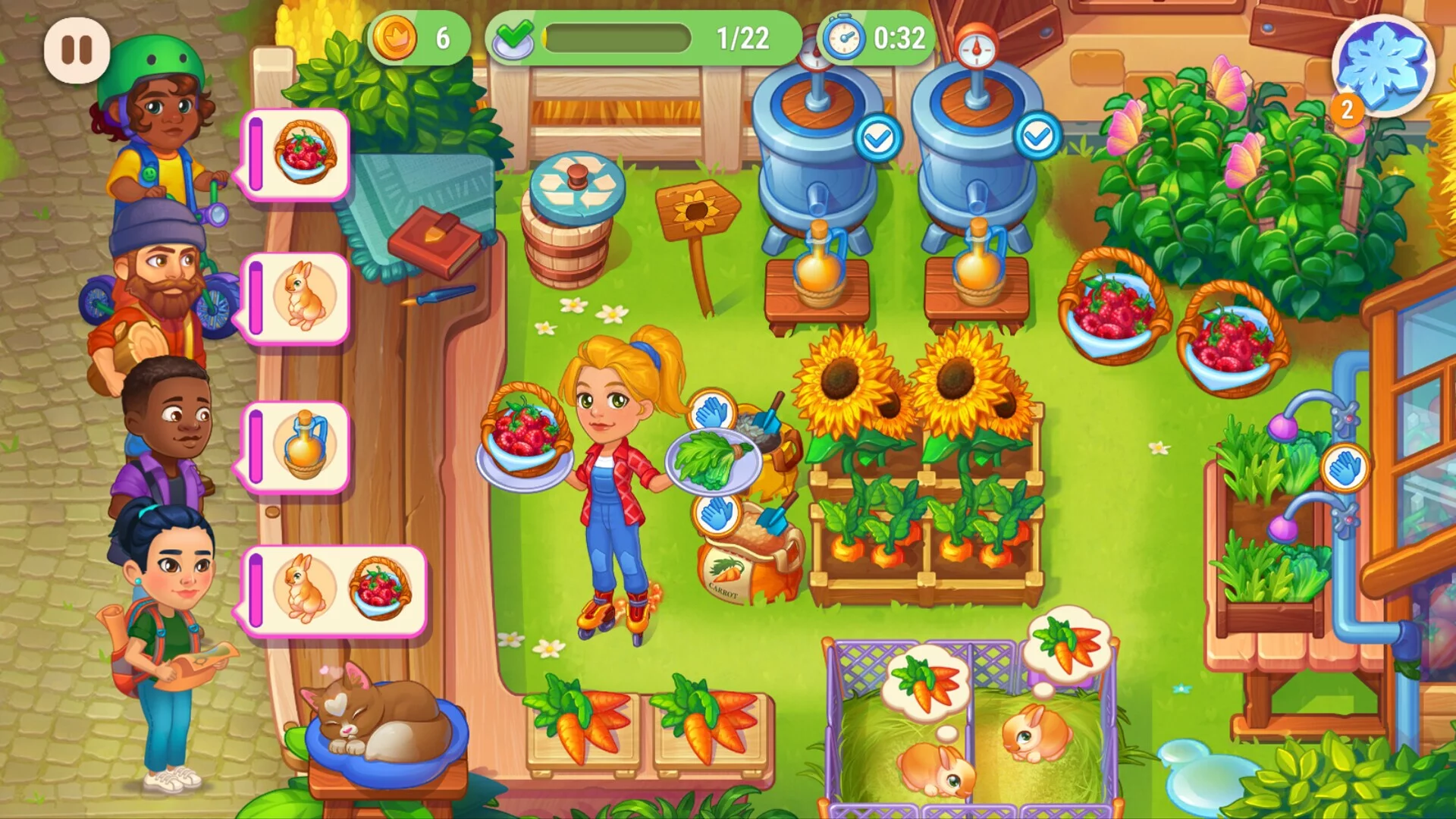 Изображение игры: Farming Fever: Cooking Simulator and Time Management Game