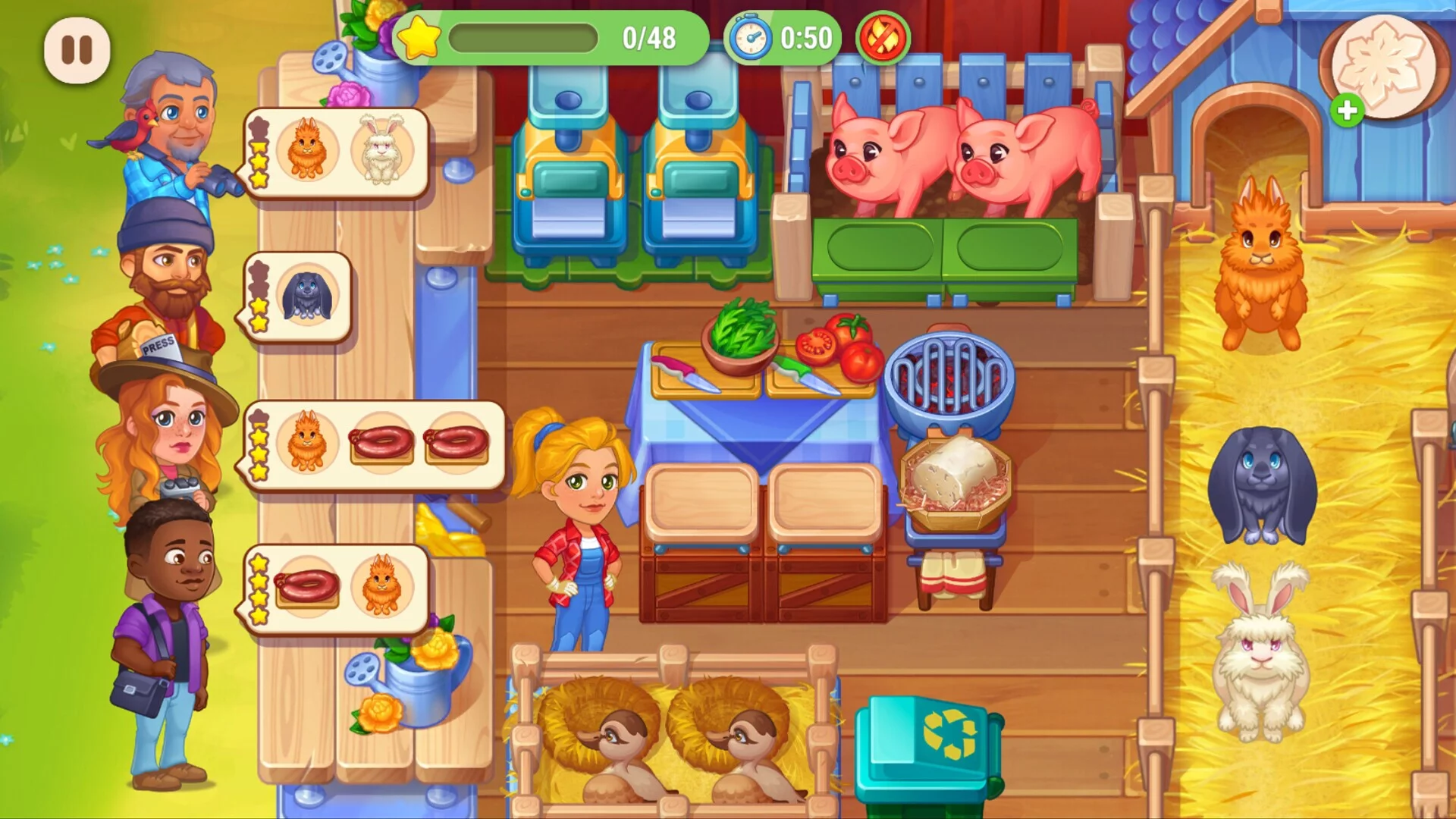 Изображение игры: Farming Fever: Cooking Simulator and Time Management Game