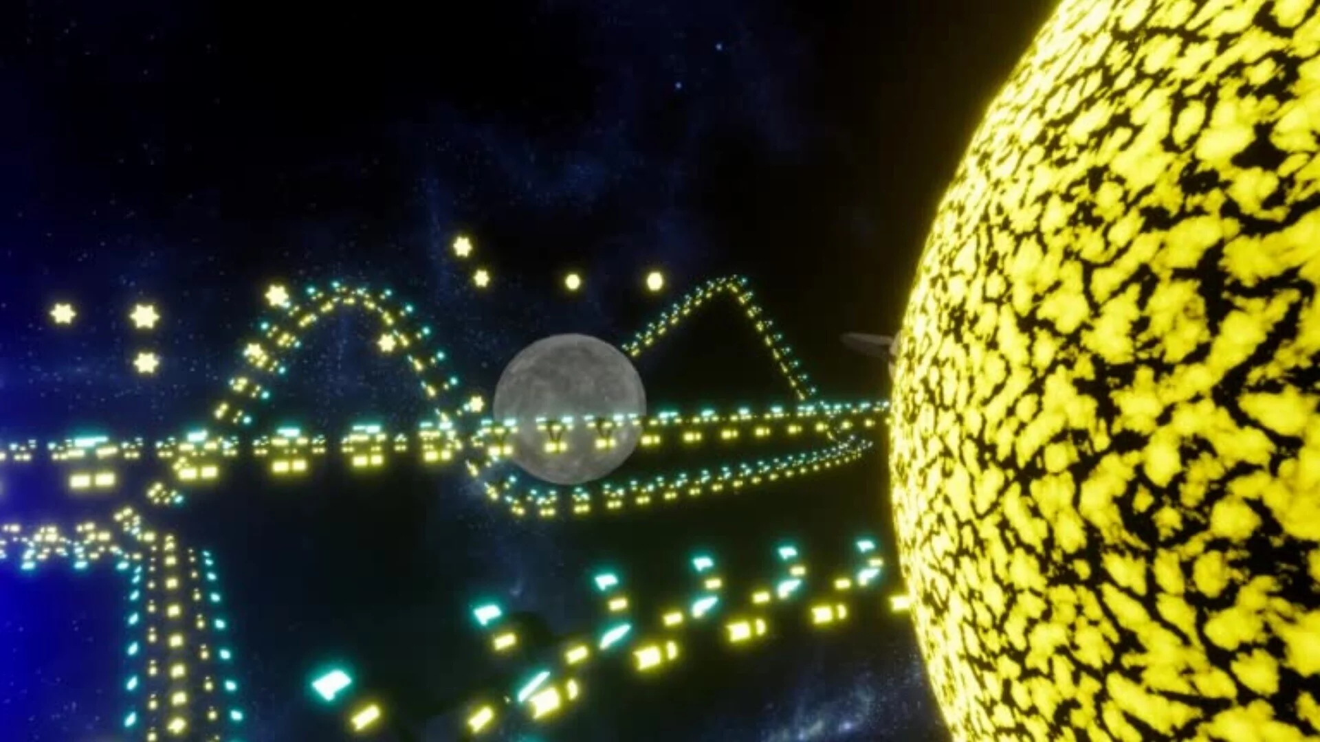 Изображение игры: Space Coaster VR