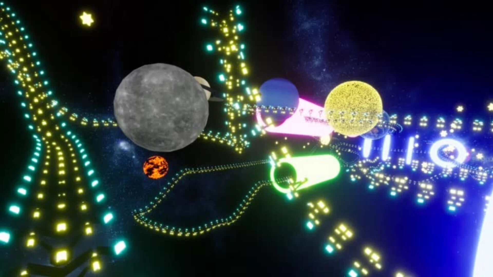 Изображение игры: Space Coaster VR