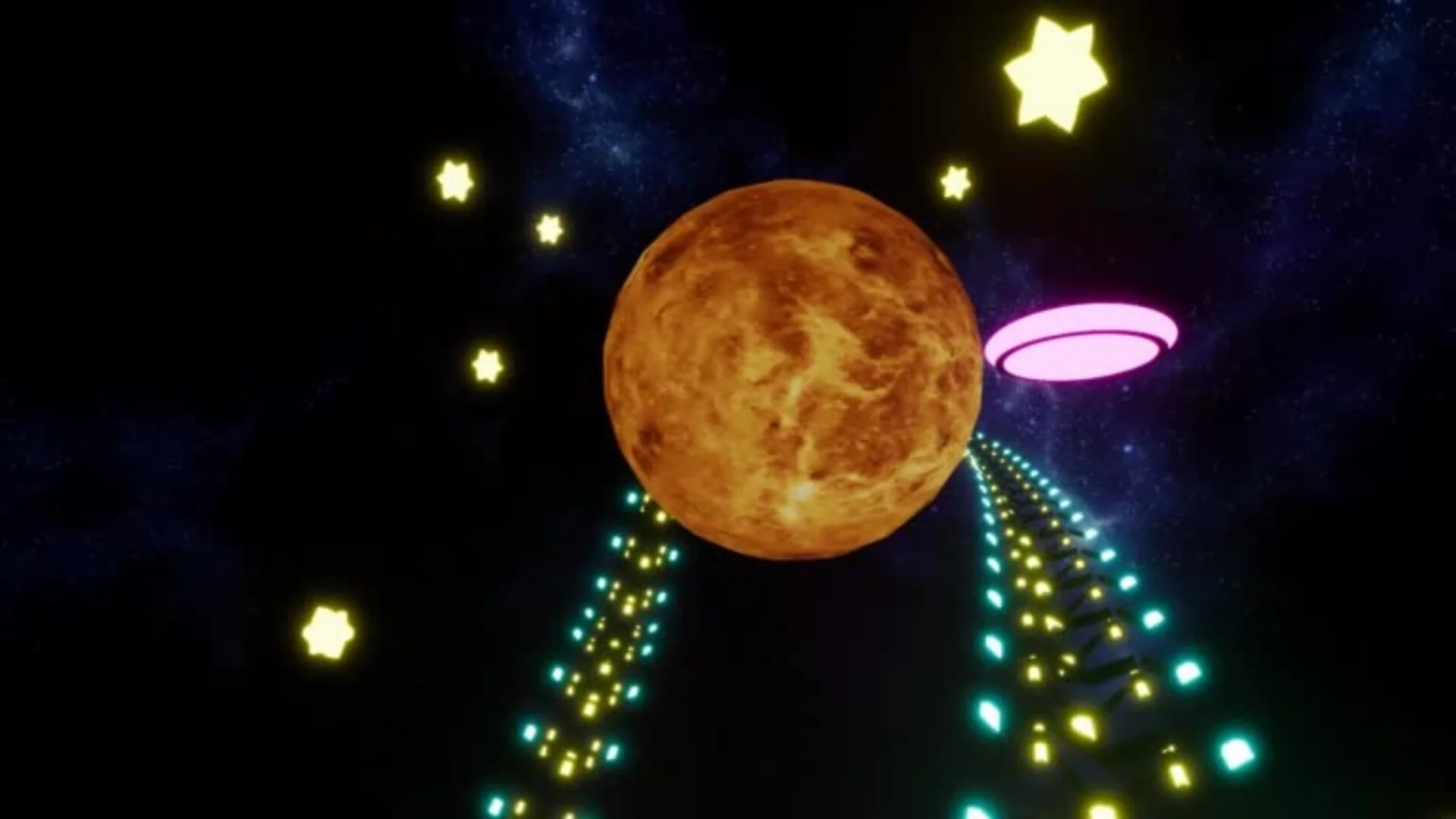 Изображение игры: Space Coaster VR
