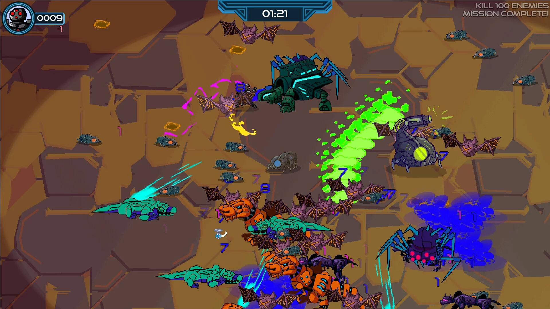 Изображение игры: CyberHeroes Arena DX