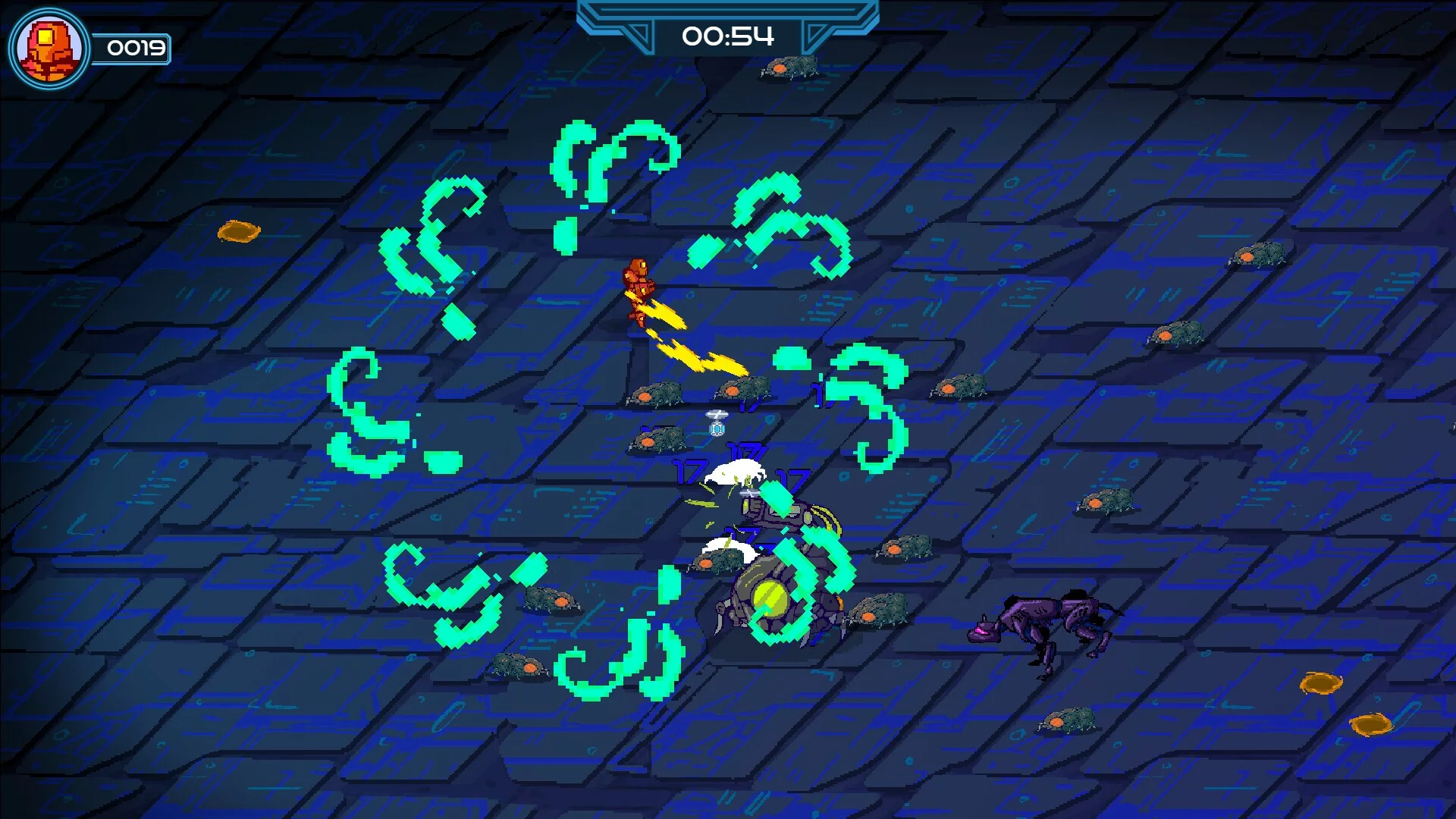 Изображение игры: CyberHeroes Arena DX