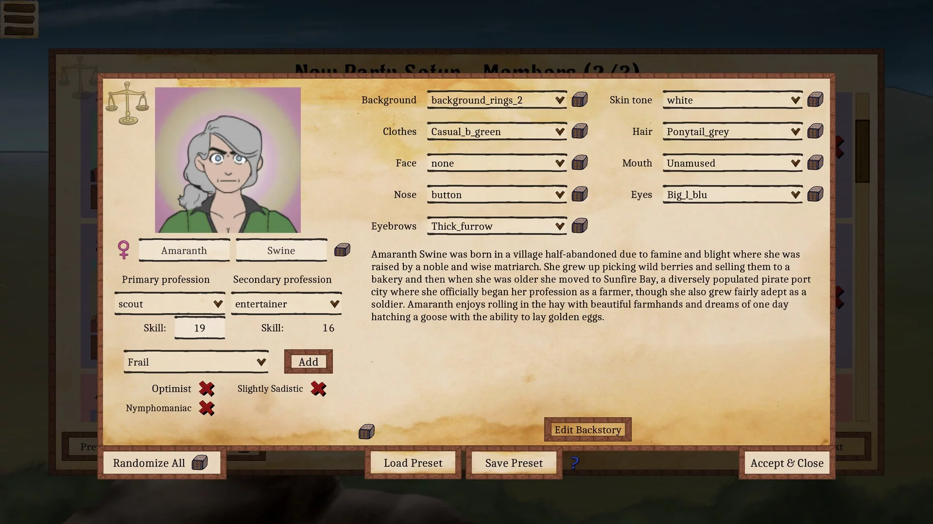 Изображение игры: The Exile of Aphrodisia (2023)