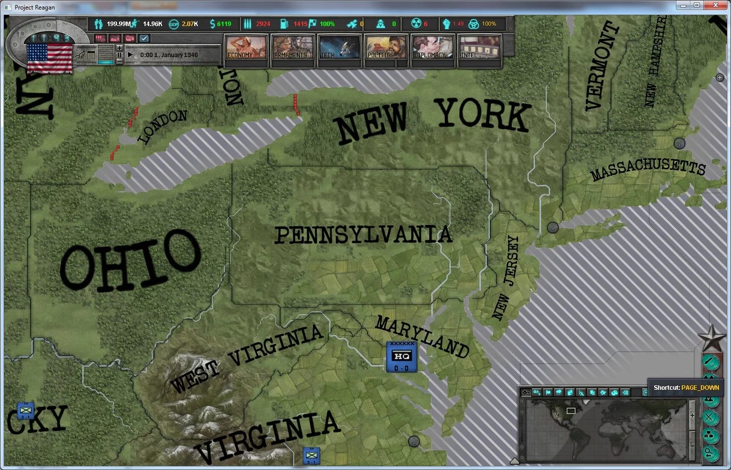 Изображение игры: East vs. West: A Hearts of Iron Game