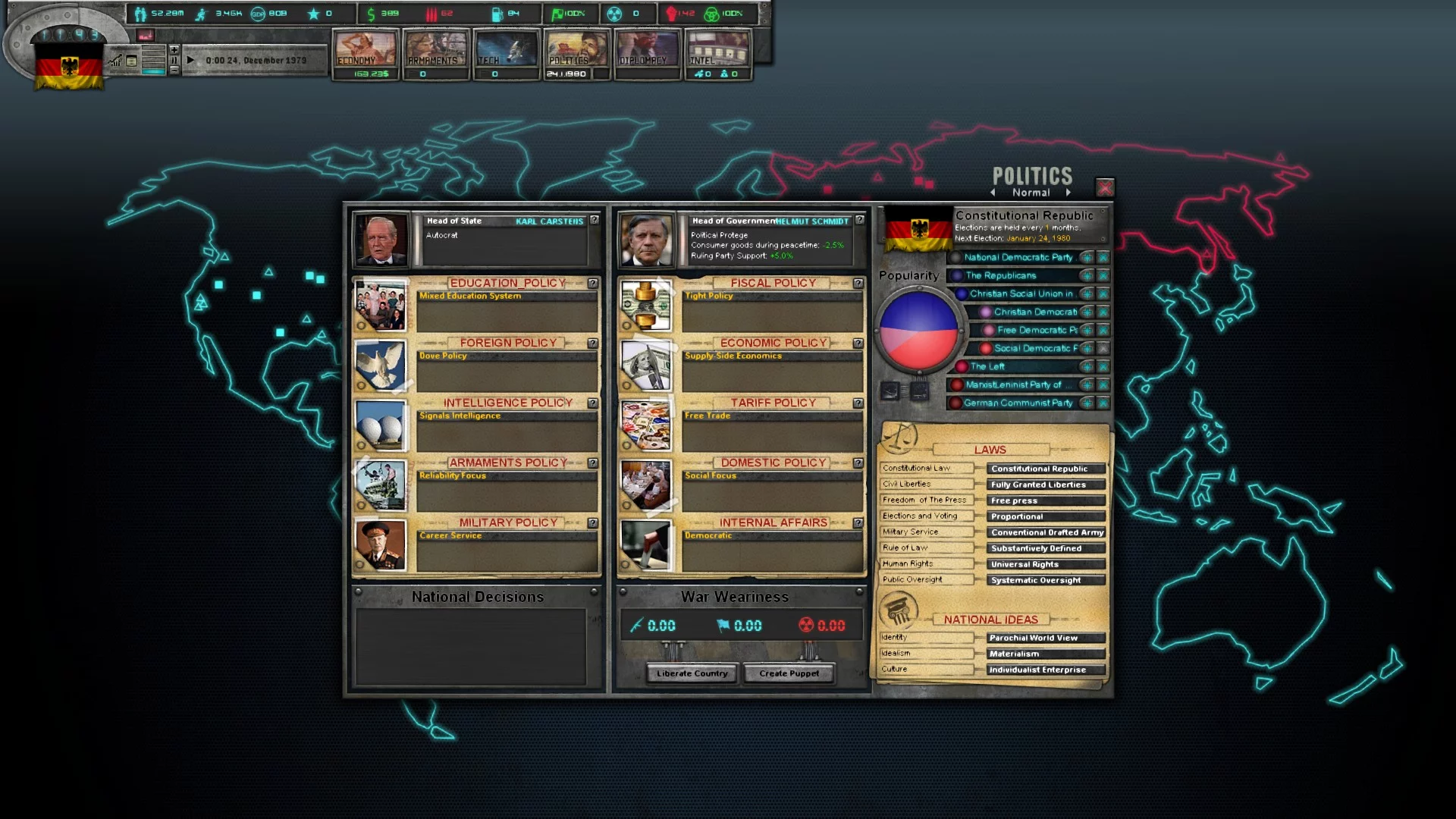 Изображение игры: East vs. West: A Hearts of Iron Game