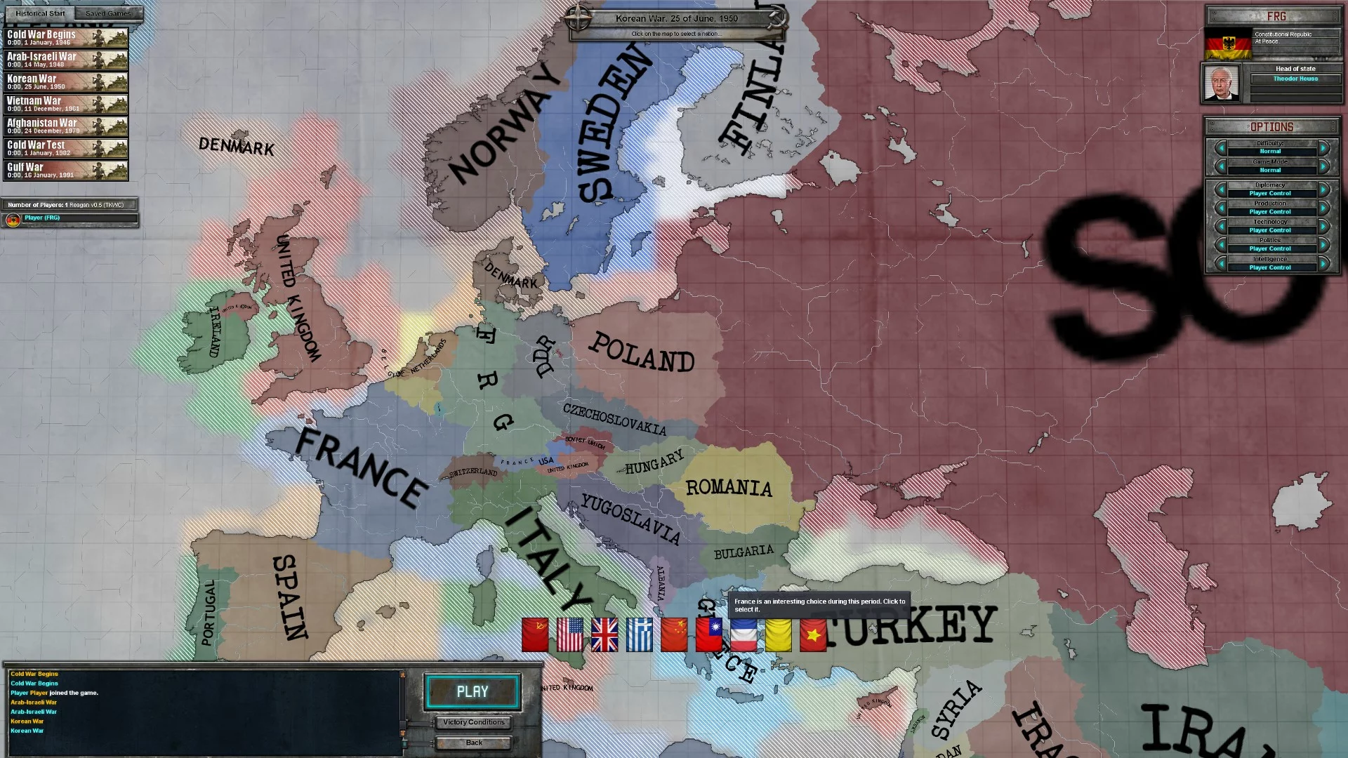Изображение игры: East vs. West: A Hearts of Iron Game