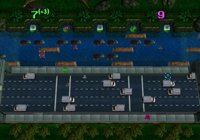 Изображение игры: Frogger Returns