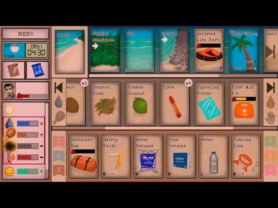 Изображение игры: CardSurvival: Tropical Island