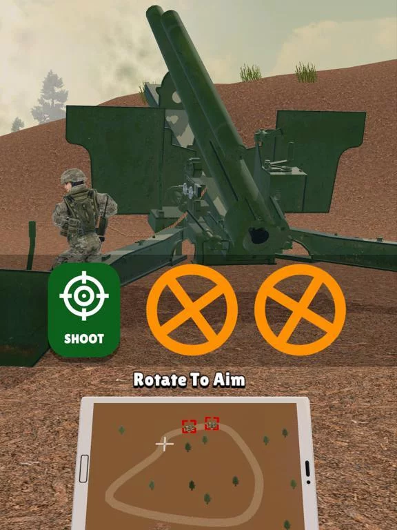 Изображение игры: Modern Cannon Strike