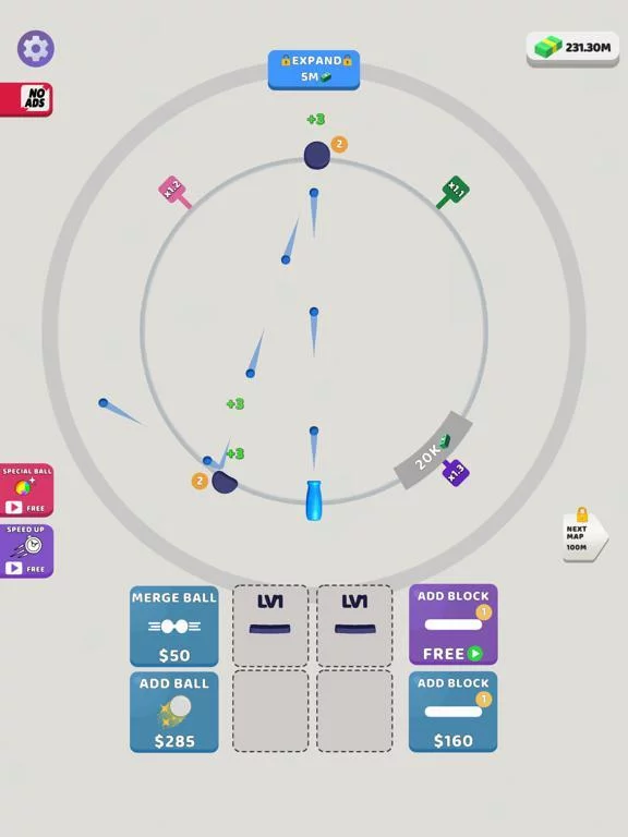 Изображение игры: Balls Circle