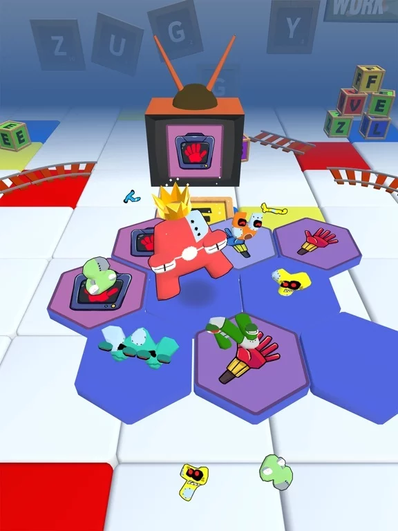 Изображение игры: Alphabet Fall.IO - Match Race