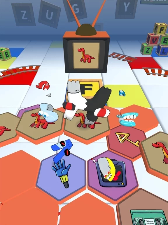 Изображение игры: Alphabet Fall.IO - Match Race