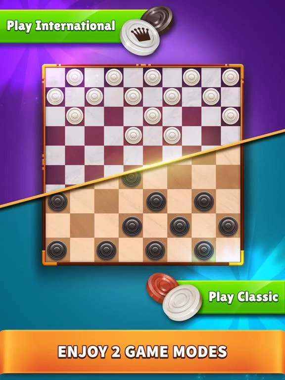 Изображение игры: Checkers Clash: Board Game