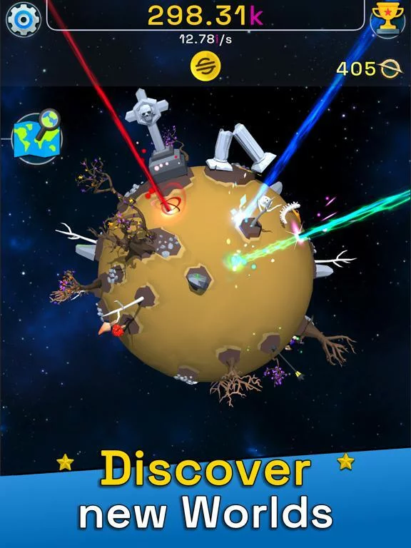 Изображение игры: Planet Evolution: Idle Clicker