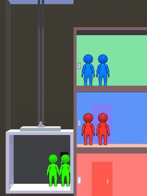 Изображение игры: Elevator Sorting