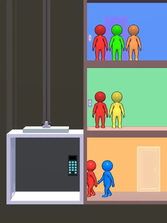 Изображение игры: Elevator Sorting