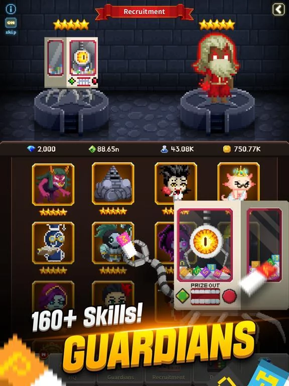 Изображение игры: Idle Guardians: Never Die