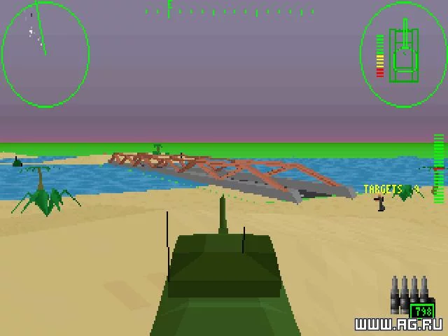 Изображение игры: Tank Commander