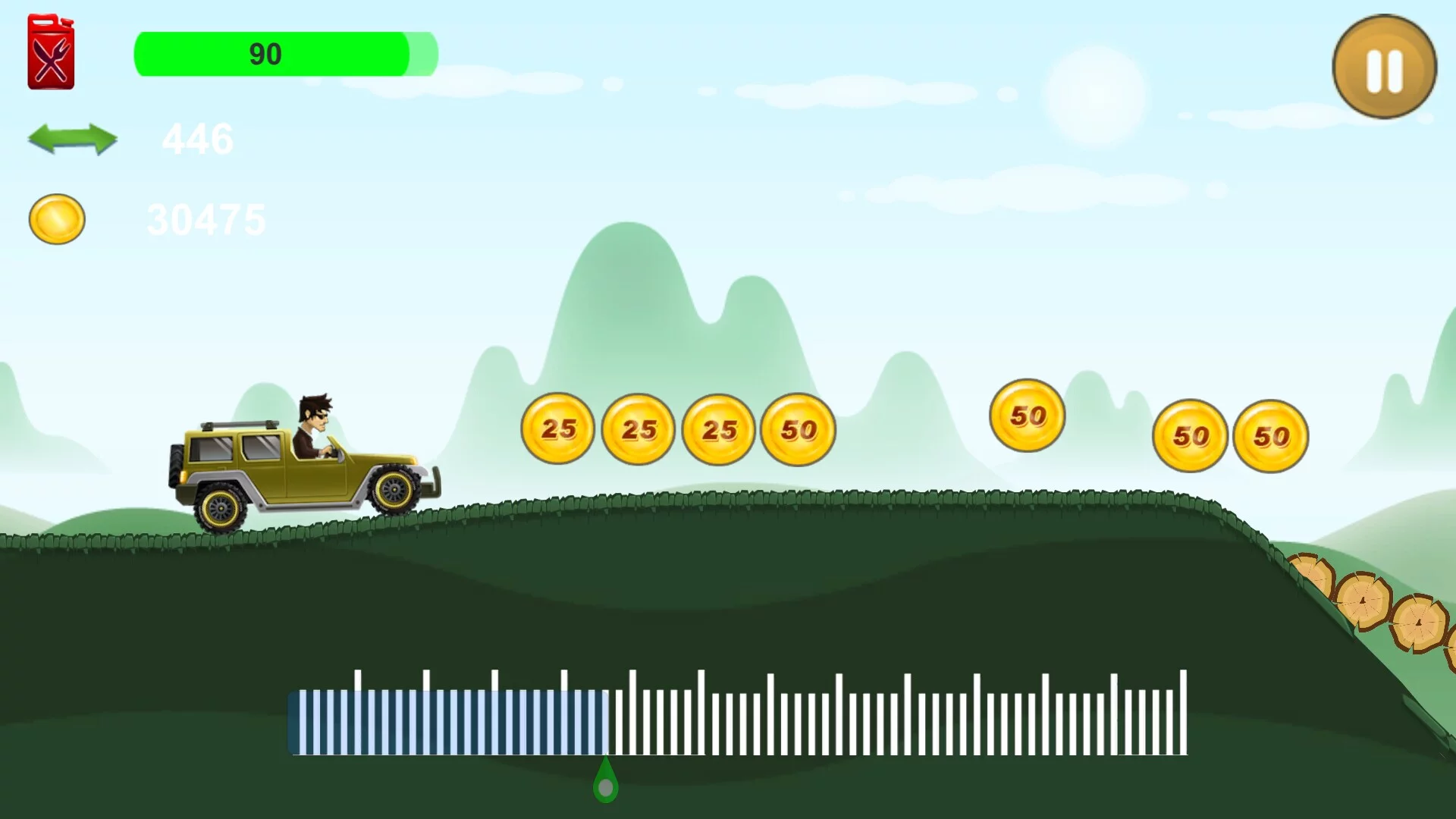 Изображение игры: Crazy Hill Racing