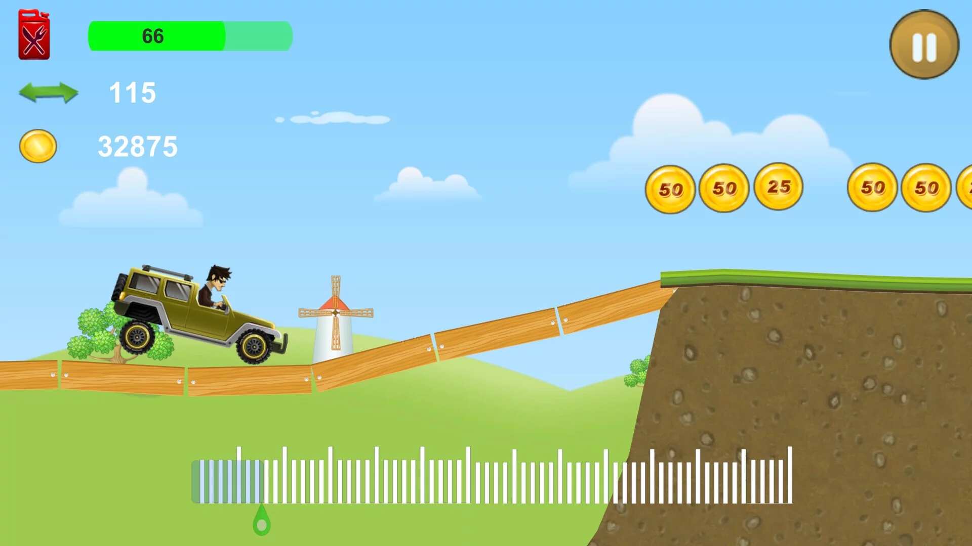 Изображение игры: Crazy Hill Racing