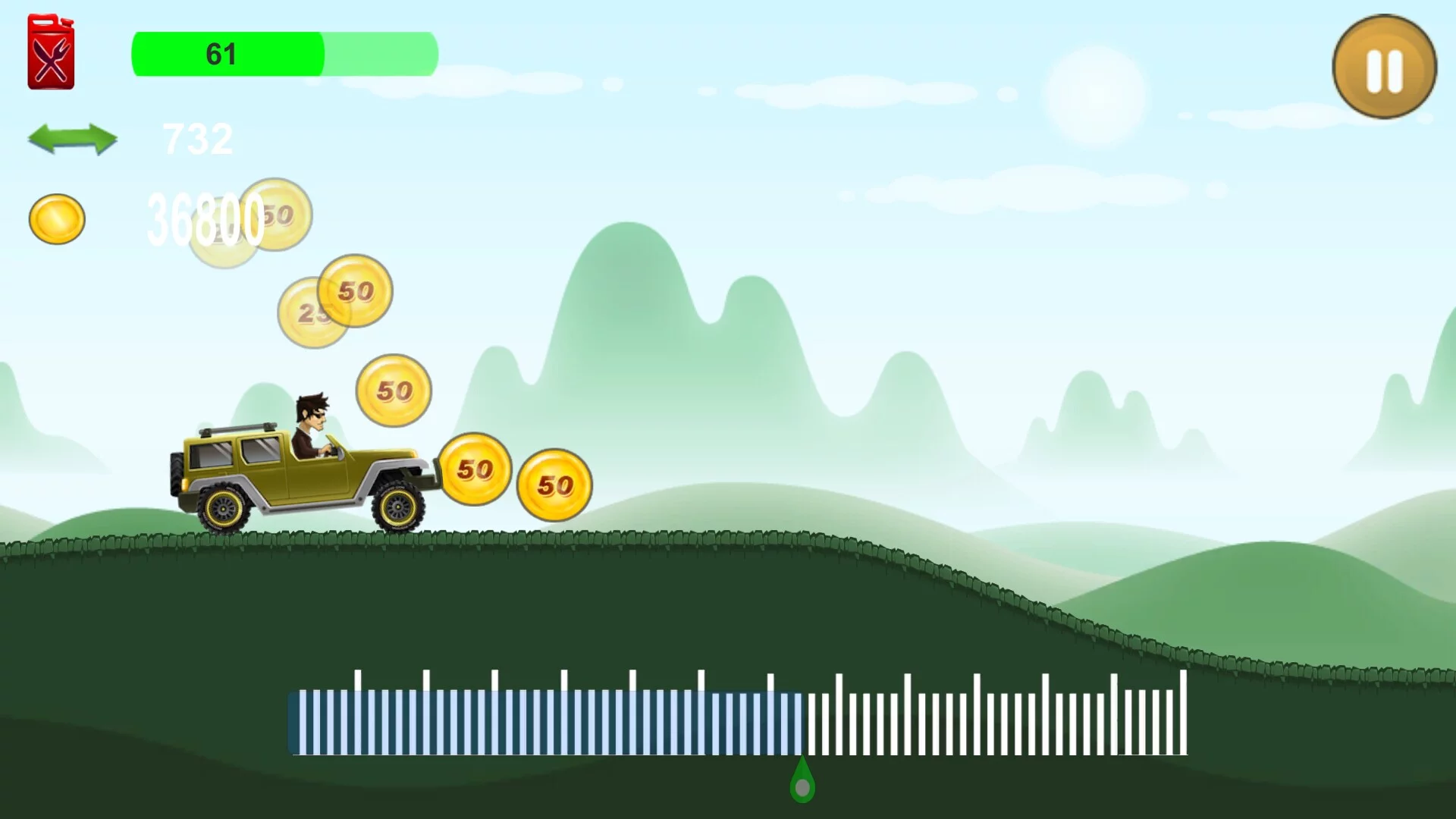 Изображение игры: Crazy Hill Racing