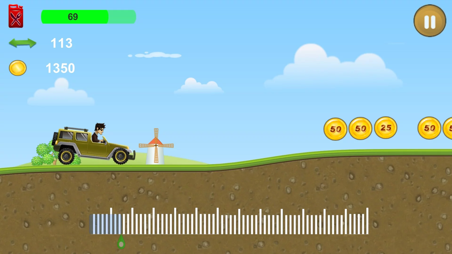 Изображение игры: Crazy Hill Racing