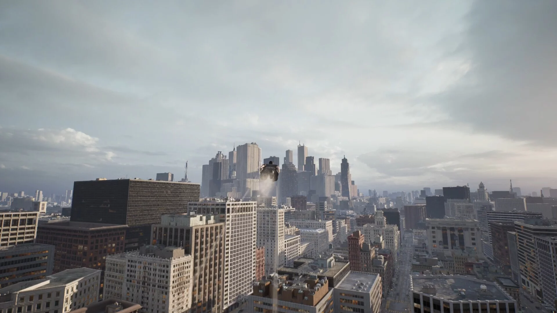 Изображение игры: The City: Superhero Flying Experience